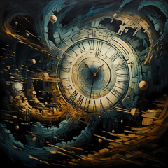Abstract representation of time passing.