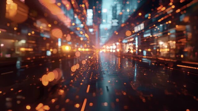 An abstract depiction of a virtual shopping mall with arrows and lines connecting different areas to represent the different paths consumers take when making purchasing decisions.