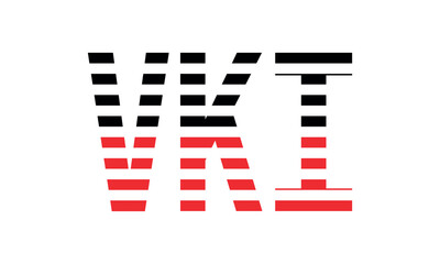 VKI three initial letter iconic line negative space minimal logo design vector template. monogram, abstract, wordmark, business, typography, minimalist, brand, company, flat, modern, unique, simple