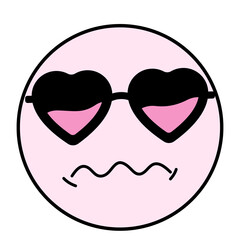 heart with mustache © betania