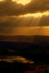 Atardeceres en la Gran sabana,un espectaculo de la naturaleza.