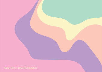 colorful fluid wave shapes background design