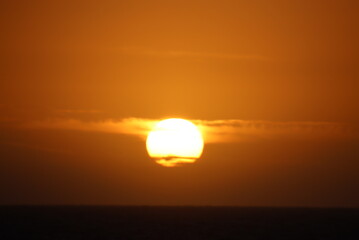 Sunset at Sorrento Beach, Perth, Western Australia.