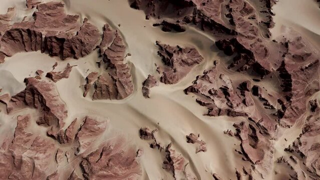 Desert overhead  Cerro colorado  ICA Peru