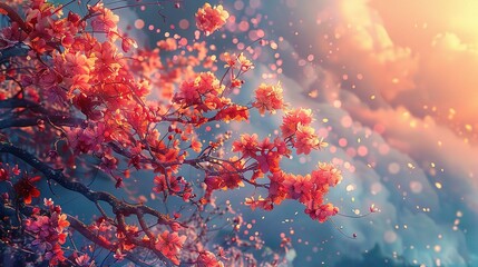 Abstract spring background.