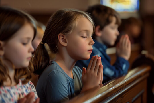Children's prayed for faith.