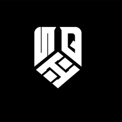 NIQ letter logo design on black background. NIQ creative initials letter logo concept. NIQ letter design.
