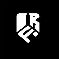 NFR letter logo design on black background. NFR creative initials letter logo concept. NFR letter design.
