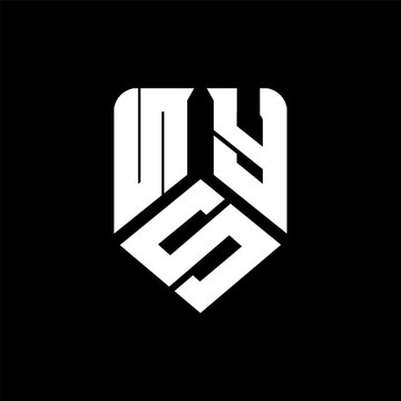 NRY letter logo design on black background. NRY creative initials letter logo concept. NRY letter design.
