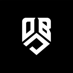 ODB letter logo design on black background. ODB creative initials letter logo concept. ODB letter design.
 - obrazy, fototapety, plakaty