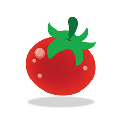 Free vector tomato vegetable cartoon vector icon illustration food nature icon concept