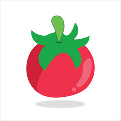 Free vector tomato vegetable cartoon vector icon illustration food nature icon concept