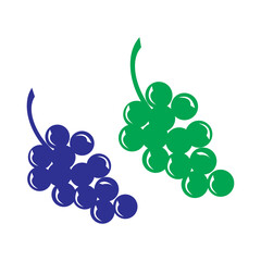 Make a Professional Vector Grapes Green Grapes Blue Grapes