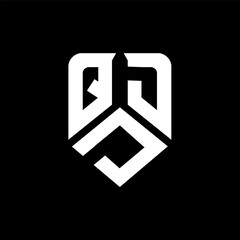 QDD letter logo design on black background. QDD creative initials letter logo concept. QDD letter design.
