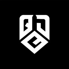 QQD letter logo design on black background. QQD creative initials letter logo concept. QQD letter design.
