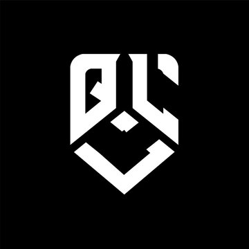 QLL letter logo design on black background. QLL creative initials letter logo concept. QLL letter design.
