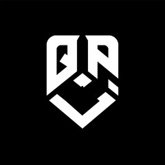 QLP letter logo design on black background. QLP creative initials letter logo concept. QLP letter design.
