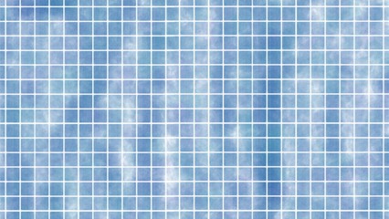 blue plaid fabric texture. Pixel style color spectrum background wallpaper. Abstract background of colorful squares. Blue abstract background