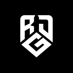 RGD letter logo design on black background. RGD creative initials letter logo concept. RGD letter design.
