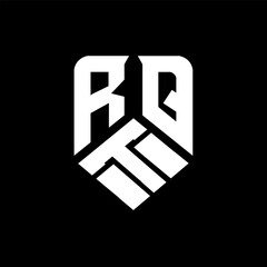 RTG letter logo design on black background. RTG creative initials letter logo concept. RTG letter design.
