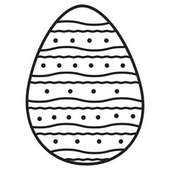 Easter egg hunt. Easter rabbit set. Bunny outline vector illustration. Bunny rabbit cut out on easter egg isolated. Easter egg  vector illustration