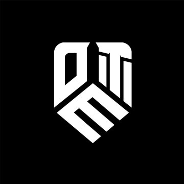 OMT letter logo design on black background. OMT creative initials letter logo concept. OMT letter design.
