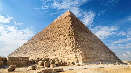 Fototapeta na wymiar Egyptian Pyramids: Enduring Marvel of Ancient Engineering and Legacy
