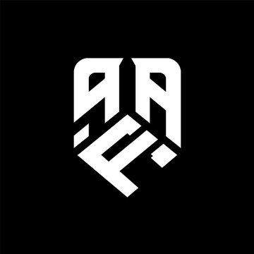 qFA letter logo design on black background. qFA creative initials letter logo concept. qFA letter design.
