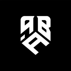 qAB letter logo design on black background. qAB creative initials letter logo concept. qAB letter design.
