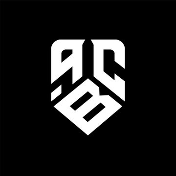 qBC letter logo design on black background. qBC creative initials letter logo concept. qBC letter design.
