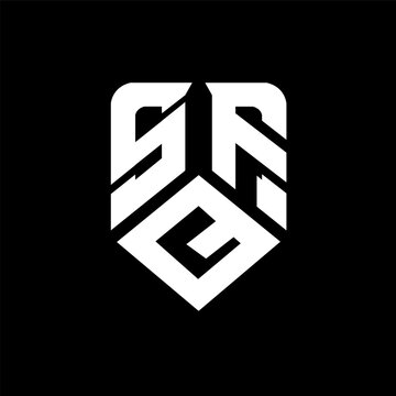 SQF letter logo design on black background. SQF creative initials letter logo concept. SQF letter design.
