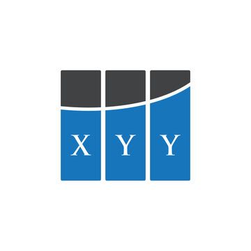 XYY letter logo design on black background. XYY creative initials letter logo concept. XYY letter design.
