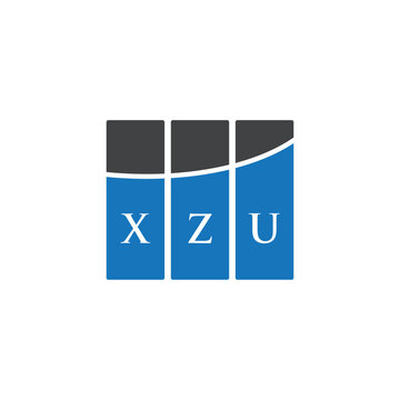 UZU letter logo design on black background. UZU creative initials letter logo concept. UZU letter design.
