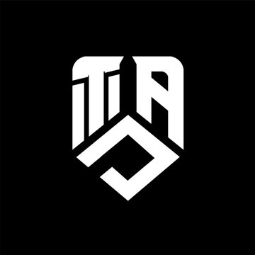 TDA letter logo design on black background. TDA creative initials letter logo concept. TDA letter design.
