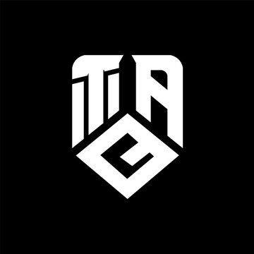 TQA letter logo design on black background. TQA creative initials letter logo concept. TQA letter design.
