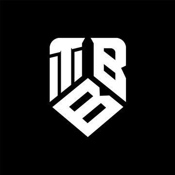 TBB letter logo design on black background. TBB creative initials letter logo concept. TBB letter design.

