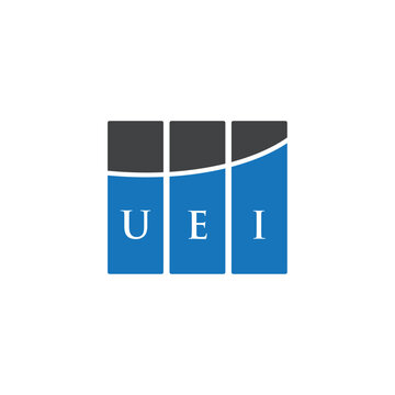 UEI letter logo design on black background. UEI creative initials letter logo concept. UEI letter design.
