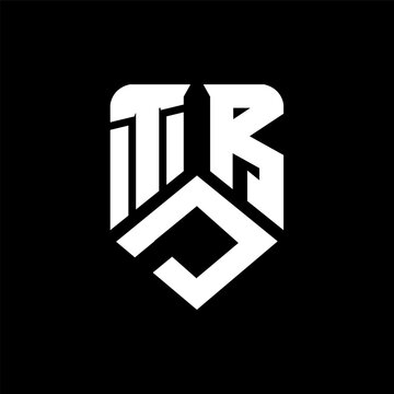TDR letter logo design on black background. TDR creative initials letter logo concept. TDR letter design.
