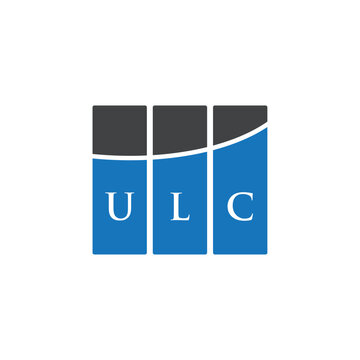 ULC letter logo design on black background. ULC creative initials letter logo concept. ULC letter design.
