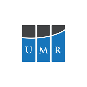 UMR letter logo design on black background. UMR creative initials letter logo concept. UMR letter design.
