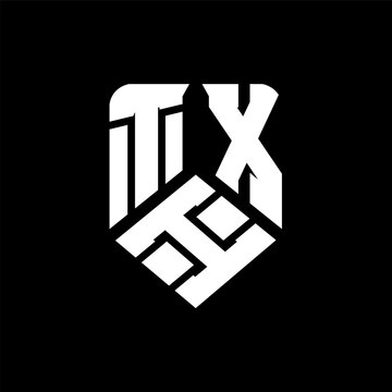 TIX letter logo design on black background. TIX creative initials letter logo concept. TIX letter design.

