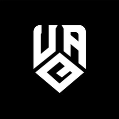 UQA letter logo design on black background. UQA creative initials letter logo concept. UQA letter design.
