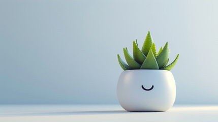 Plant in a vase background