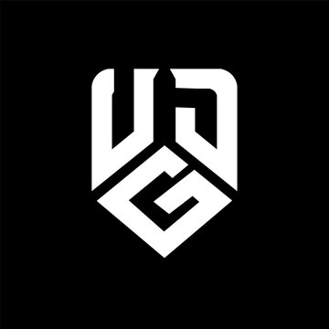 UGD letter logo design on black background. UGD creative initials letter logo concept. UGD letter design.
