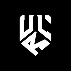 URL letter logo design on black background. URL creative initials letter logo concept. URL letter design.
