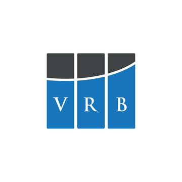 VRB letter logo design on white background. VRB creative initials letter logo concept. VRB letter design.
