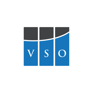 VSO letter logo design on white background. VSO creative initials letter logo concept. VSO letter design.
