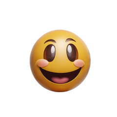 Fototapeta premium 3D smiley face, Funny emoji png, funny emoji transparent, cartoon funny emoji background, funny cartoon wallpaper,