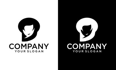 Creative Initial Letter D With Woman Female Face for Beauty Spa Cosmetic Salon and natural Skin care Business Logo Concept Design