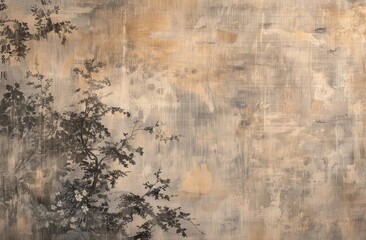 Fototapeta premium A painting of a detailed tree displayed on a wall. The trees intricate branches and leaves are vividly depicted, adding a touch of nature to the room.